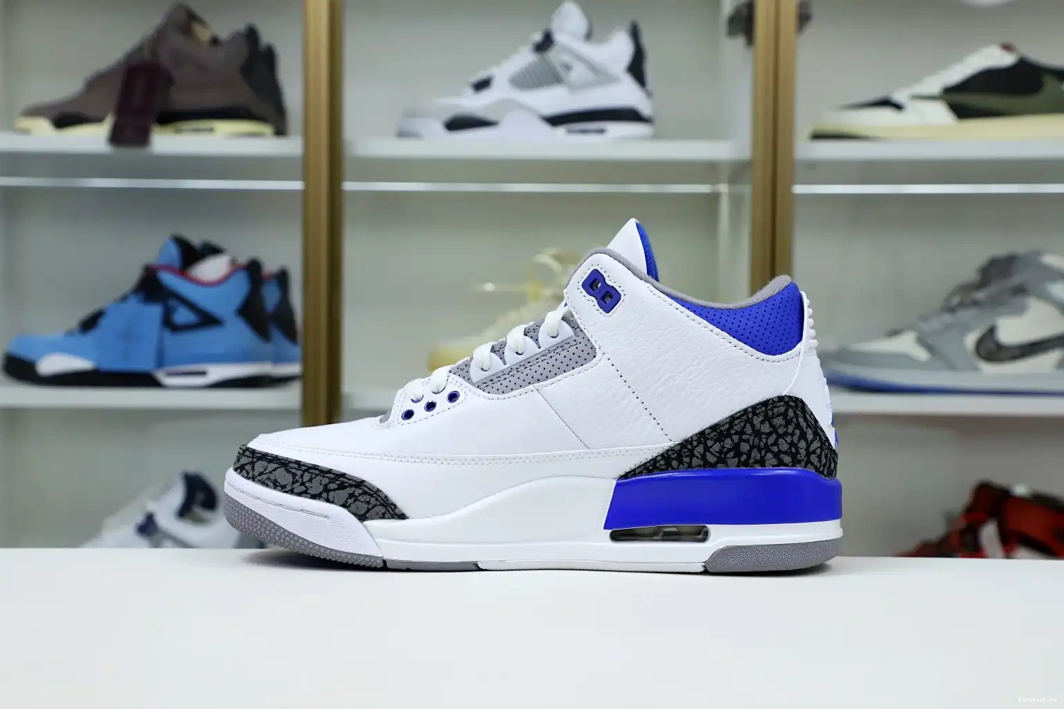 AIR JORDAN 3 RETRO 'RACER BLUE' Kimikick 0603